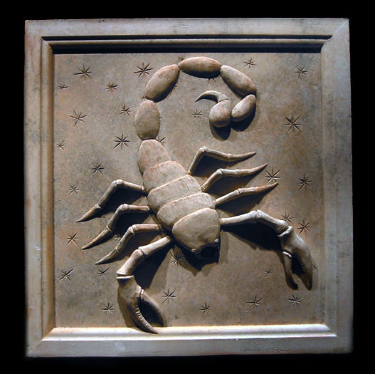 Scorpio Zodiac plaque (Oct 23 – Nov 21)