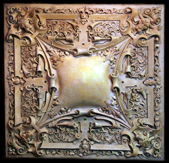 Gothic Medallion Ceiling (Chandelier) plaque
