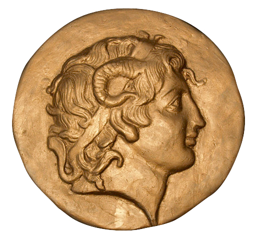 Alexander the Great plaque Bronze Finish