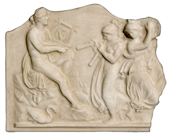 Orpheus and Muses plaque