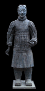 LARGE Terracotta Warrior Ancient Chinese sculpture