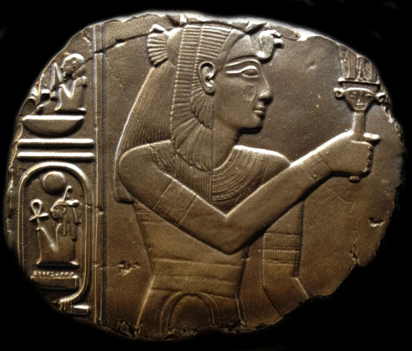 Egyptian Queen sculpture Wall Relief plaque