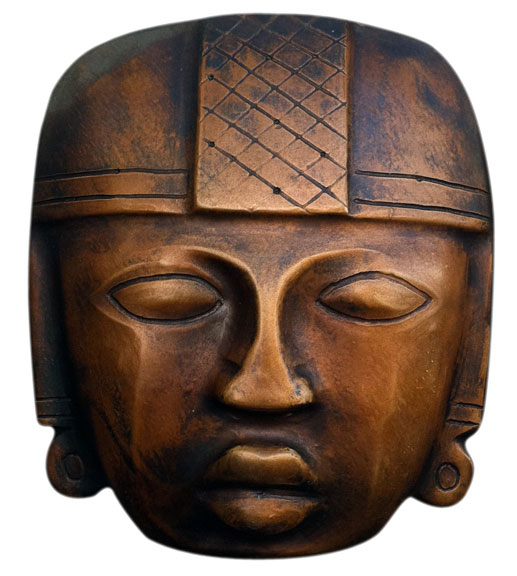 Inca Aztec Maya Mask Face plaque