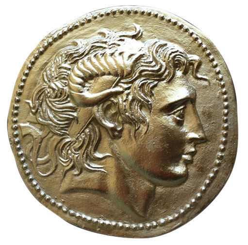 Alexander the Great Lysimachos coin plaque