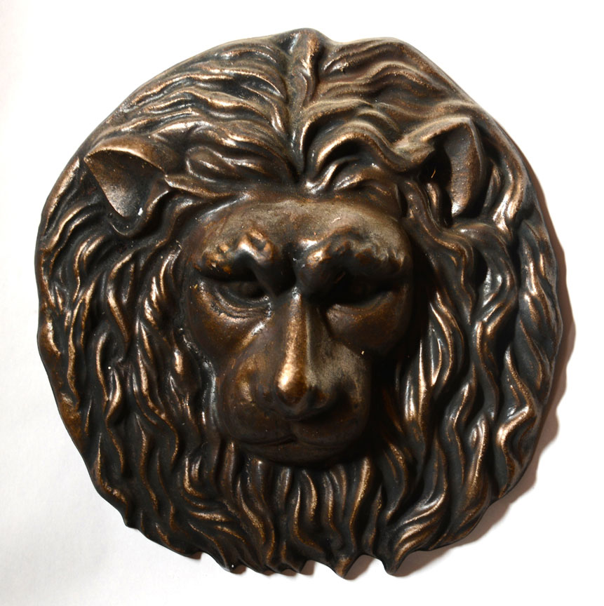 Roman Lion Head plaque