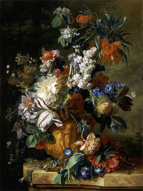 Jan van Huysum oil painting