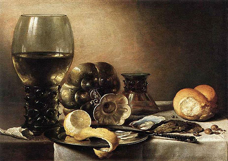 Pieter Claesz oil painting