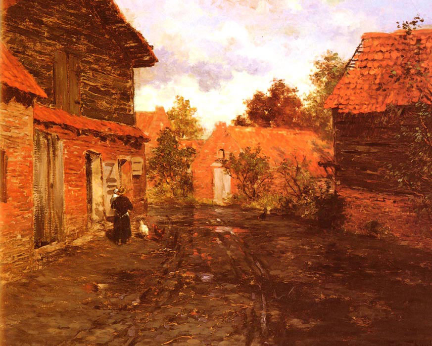 Frits Thaulow oil painting