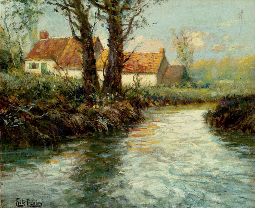 Frits Thaulow oil painting