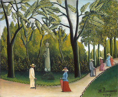Henri Rousseau oil painting