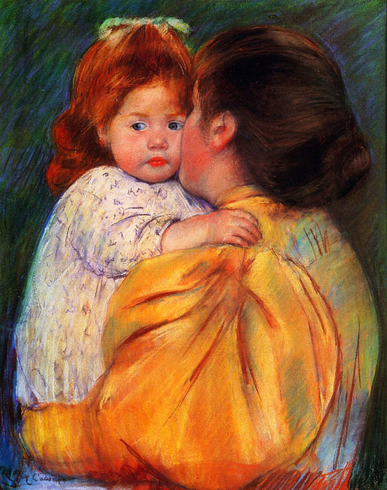 Mary Cassatt oil painting