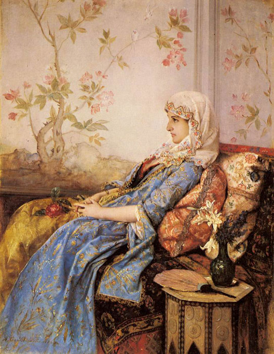 Auguste Toulmouche oil painting
