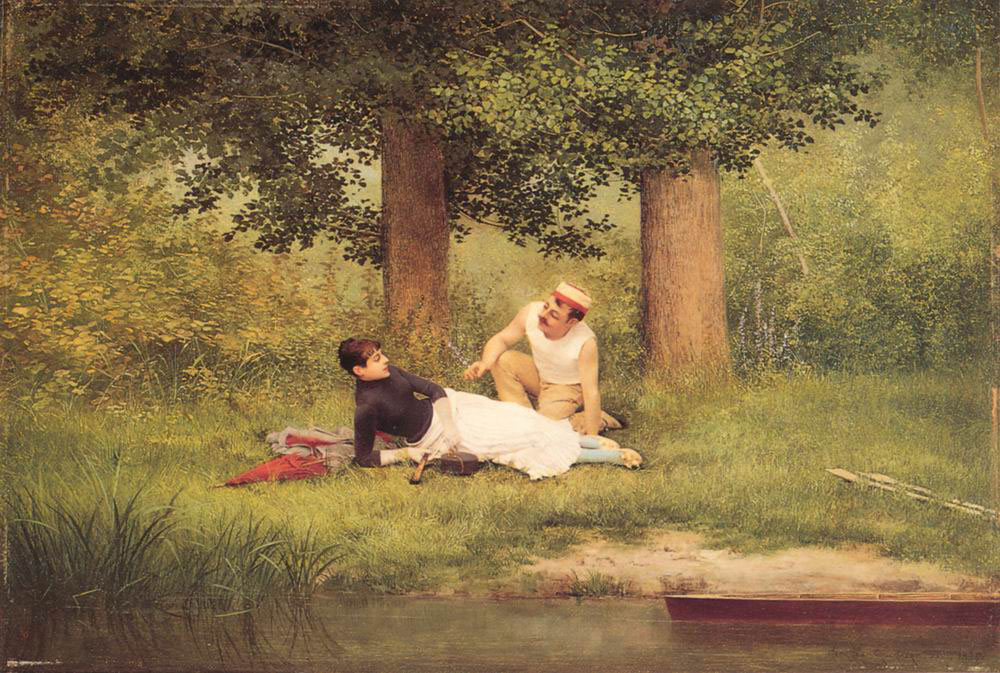 Georges Croegaert oil painting