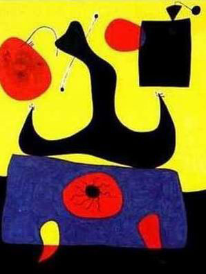 Joan Miro oil painting
