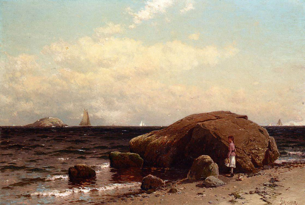 Alfred Thompson Bricher oil painting