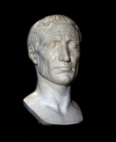 Julius Caesar bust Roman Dictator sculpture