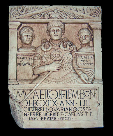 Roman Centurion Tombstone Relief Frieze Sculpture