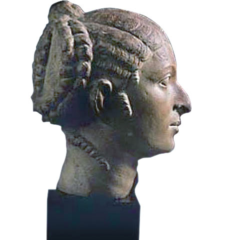 Cleopatra VII Bust Sculpture Egyptian Ptolemaic Queen replica reproduction