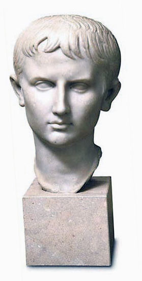 Young Augustus Roman Emperor Portrait Head