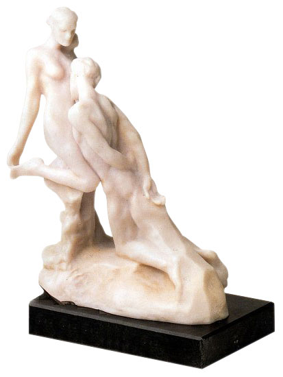Rodin Eternal Idol (idols éternelle) Marble Sculpture