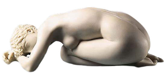 Nude Female Girl Marble Sculpture