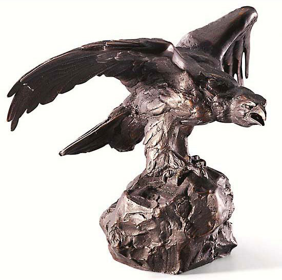 Golden Eagle Sculpture by Antoine-Louis Barye