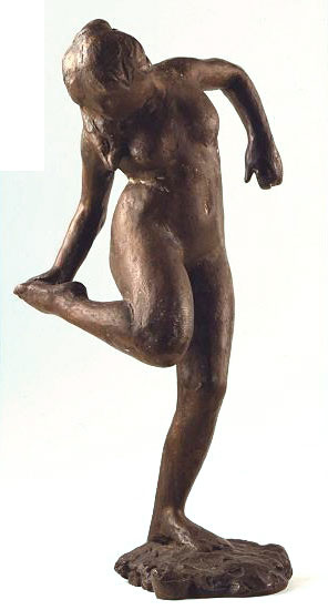 Dancer with Raised Foot Bronze Sculpture by Degas