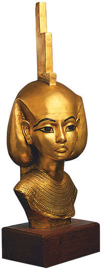 Head of the Egyptian patron goddess Isis