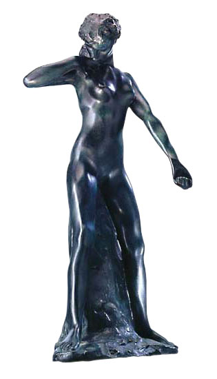 Standing Female Faun Bronze Sculpture by Rodin