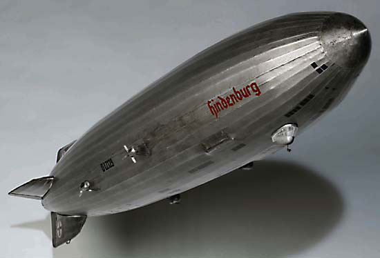 Hindenburg Zeppelin LZ 129 airship model