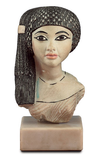 Akhenaten Daughter Egyptian Sculpture Bust