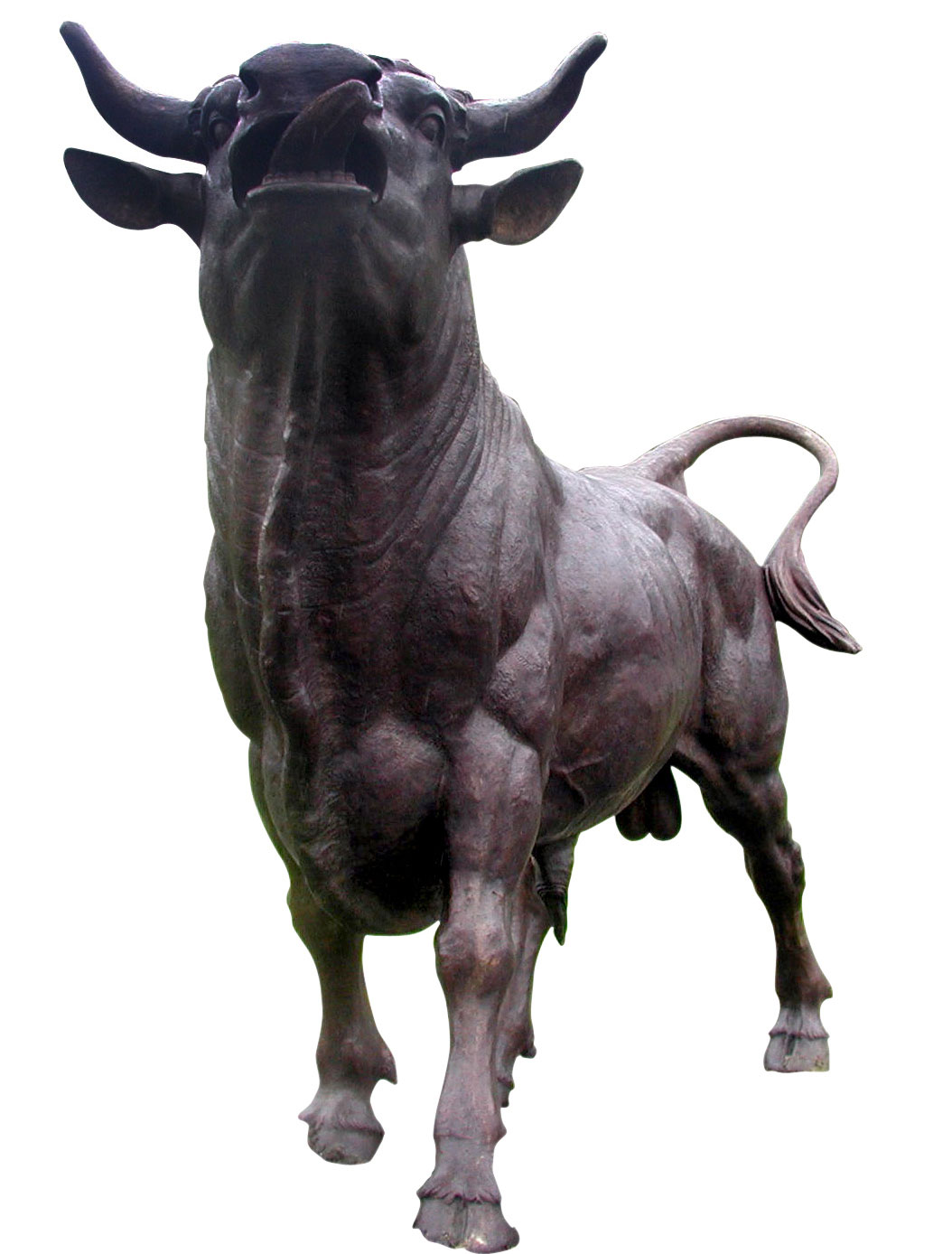 Giant Bull Bronze Sculpture