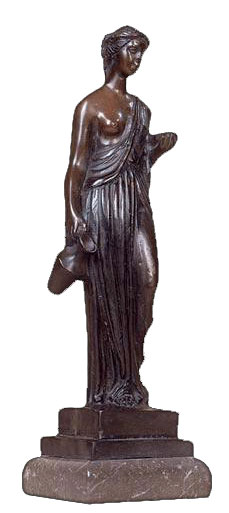 Hebe – Cupbearer for the gods – bronze sculpture statue (medium)