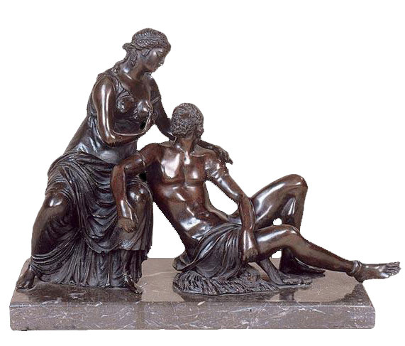 Man and Woman in Love bronze sculpture statue