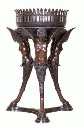 Roman Tripod Table from Pompeii bronze sculpture statue