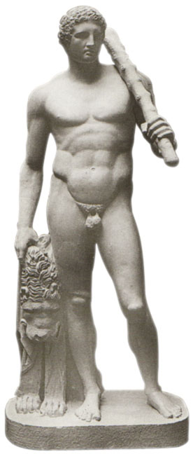 Heracles Statue Sculpture – Identical Reproduction