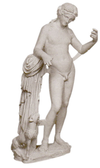 Dionysus with Panther Statue Sculpture – Identical Reproduction