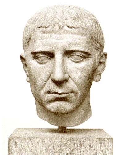Head of a Roman Bust Sculpture – Identical Reproduction
