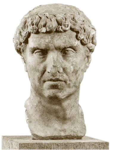 Roman Senator Titus Caesernius Statianus Bust Sculpture – Identical Reproduction