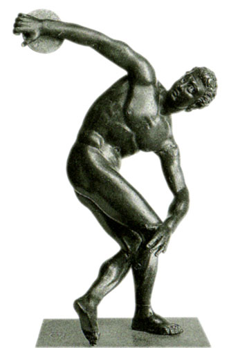 Discus Thrower Discobolus of Myron – Identical Reproduction