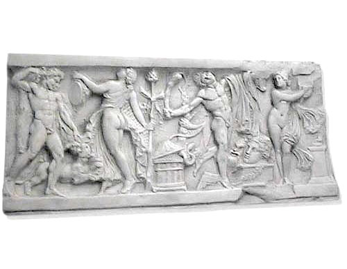 Bacchants Maenads Frieze relief 47.5″ Long