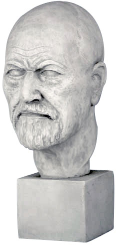 Freud Head On Block 14″