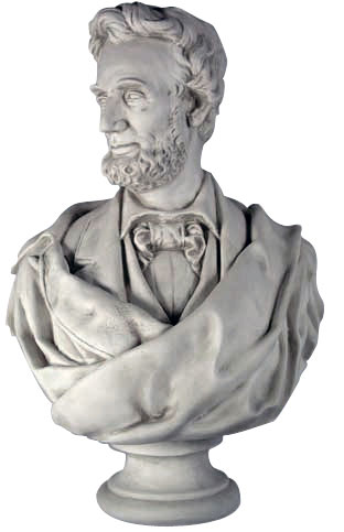 Abraham Lincoln bust 34″