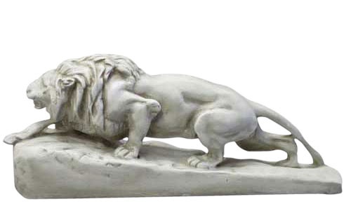 Crouching Lion Sculpture