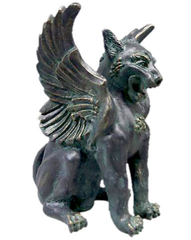 Standing Griffin Statue