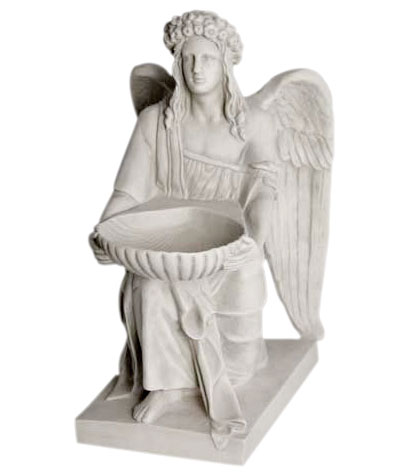 Baptismal Font Angel Sculpture by Bertel Thorvaldsen