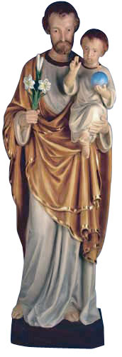 Saint Joseph and Child Statue 49″
