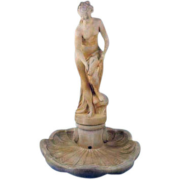 Bathing Venus on Shell Fountain 50″