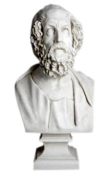 Homer Bust Sculpture Replica Reproduction 29″