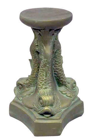 Dolphin Pedestal 16″